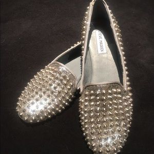 Silver Studded Flats